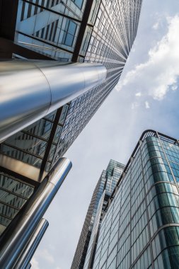 Bir Canada Square kulede Canary Wharf, Londra, İngiltere