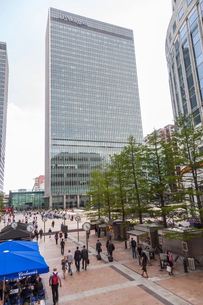 At Canary Wharf in London, UK — Stock Photo, Image