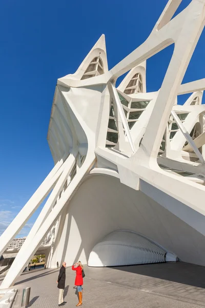 Museum voor Natuurwetenschappen van Santiago Calatrava in Valencia, Spanje — Stockfoto