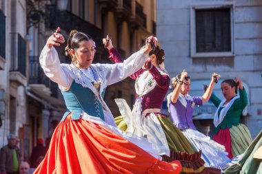 Folklor dans Valencia, İspanya