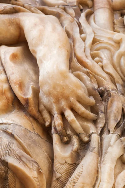 Alabaster sculptures at the Palace of Marques de Dos Aguas in Valencia, Spain — Stock Photo, Image