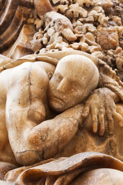 Sculture di alabastro al Palazzo di Marques de Dos Aguas a Valencia, Spagna — Foto Stock