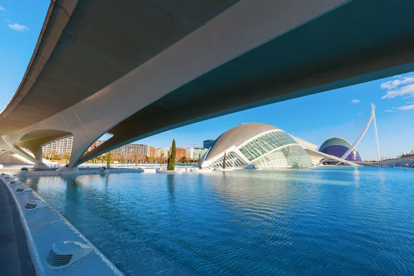 Місто мистецтв та наук у Valencia, Іспанію, Santiago Калатрава — стокове фото