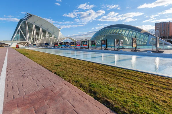 Valencia Santiago Calatrava によるスペインの都市の芸術と科学 — ストック写真