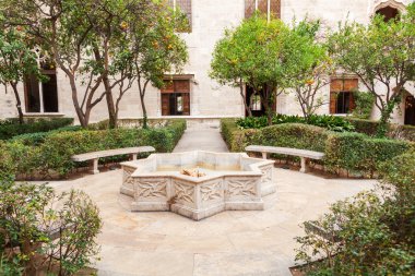 Valencia, İspanya ipek değişiminin iç avlu