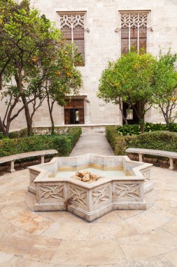 Valencia, İspanya ipek değişiminin iç avlu