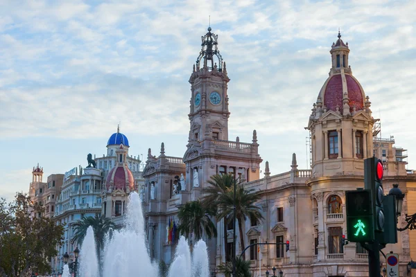 Ayuntamiento de Valencia, España — Foto de Stock