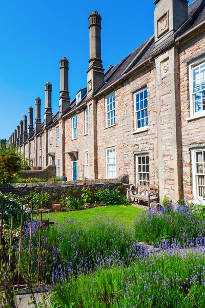 Row houses in Vicarios Close, Wells, Inglaterra —  Fotos de Stock