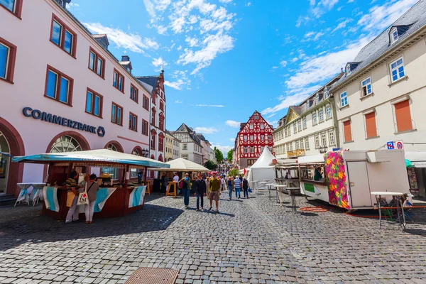 Limburg bir der Lahn, Almanya eski şehirde — Stok fotoğraf