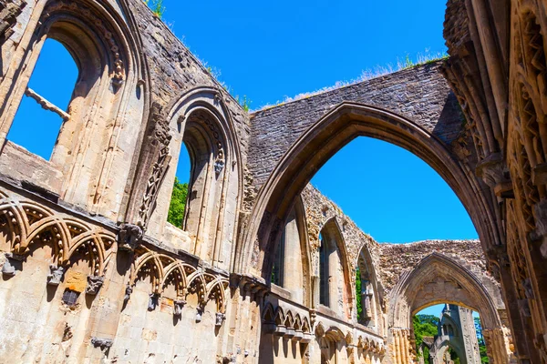 Abadia de Glastonbury na Inglaterra — Fotografia de Stock