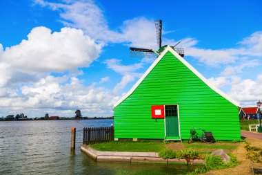 eski fırıldak Zaanse Schans'a, Hollanda