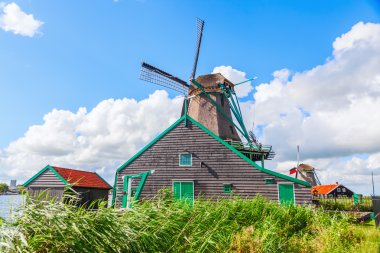 eski fırıldak Zaanse Schans'a, Hollanda
