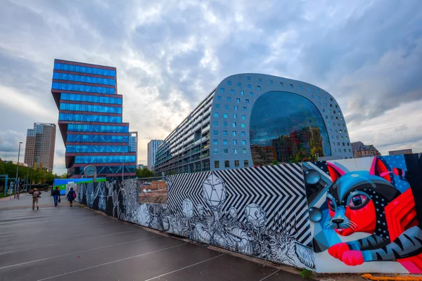 Nuevo mercado en Rotterdam, Países Bajos —  Fotos de Stock