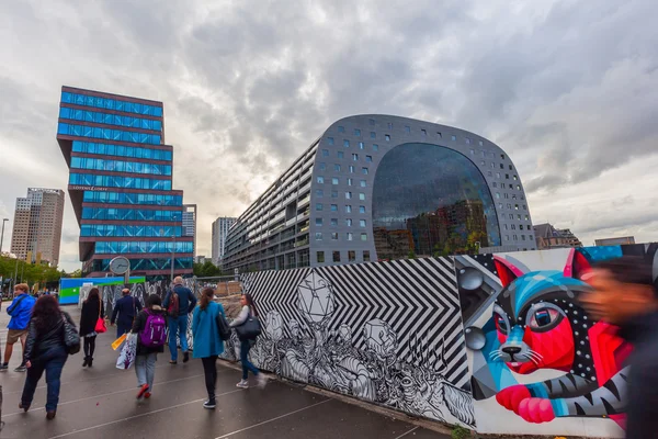 Nuevo mercado en Rotterdam, Países Bajos —  Fotos de Stock