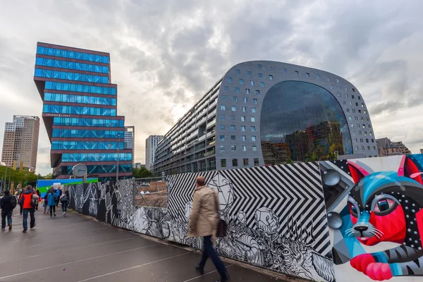 Nieuwe markthal in Rotterdam, Nederland — Stockfoto