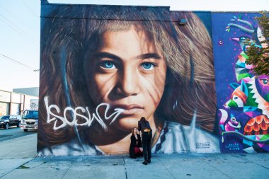 mural art in Bushwick, Brooklyn, NYC