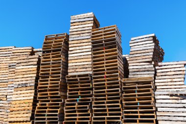 Endüstriyel Paletler yığınları