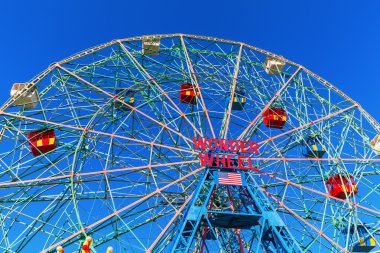 Wonder Wheel in Luna Park, Coney Island, New York City clipart
