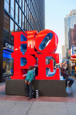Manhattan, Nyc Robert Indiana heykeli
