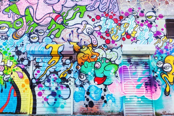 Arte mural em Brooklyn, NYC — Fotografia de Stock