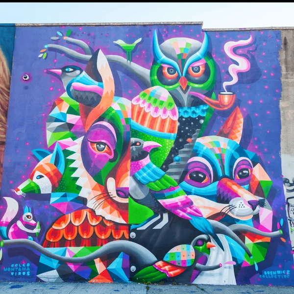 mural art in Bushwick, Brooklyn, NYC