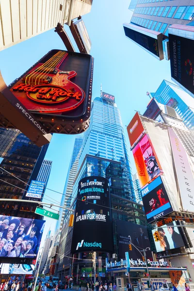 Times Square en Manhattan, Nueva York — Foto de Stock