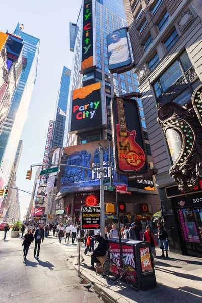 Times Square em Manhattan, Nova Iorque — Fotografia de Stock