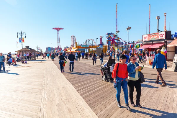 Luna Park em Coney Island, NYC — Fotografia de Stock