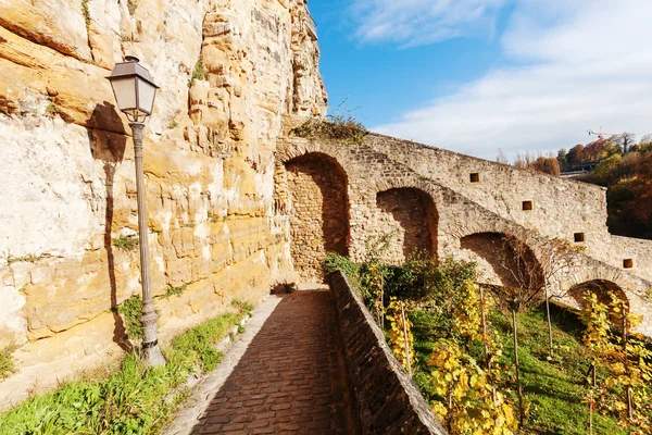 Bock Cliff in Luxemburg — Stockfoto