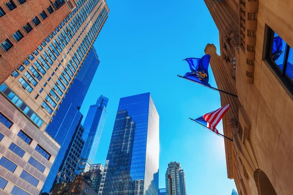 Vista de la calle en Manhattan, Nueva York — Foto de Stock