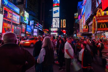 Geceleri NYC Times Square