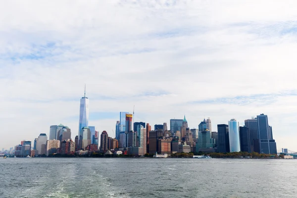 Skyline del Bajo Manhattan, Nueva York — Foto de Stock