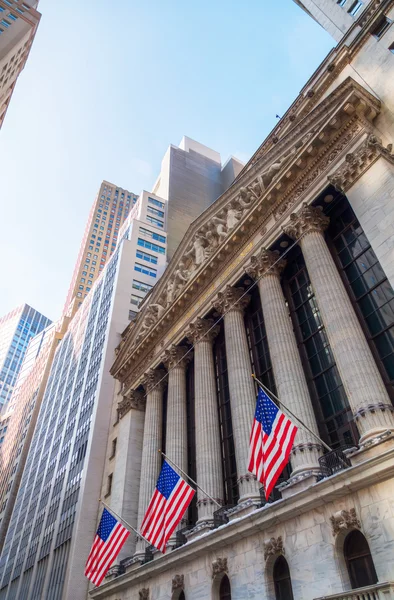 New York Stock Exchange in Manhattan, NYC — Zdjęcie stockowe
