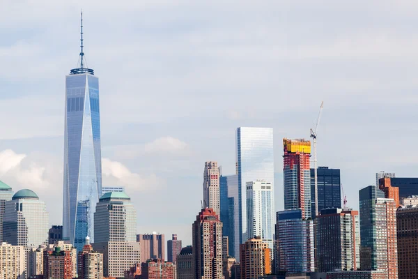 Skyline de Lower Manhattan, NYC — Fotografia de Stock