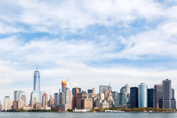 Skyline von Lower Manhattan — Foto Stock