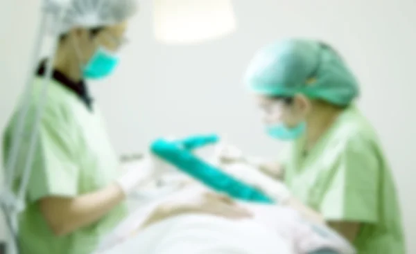Blur two sugery doctor — Stock Photo, Image