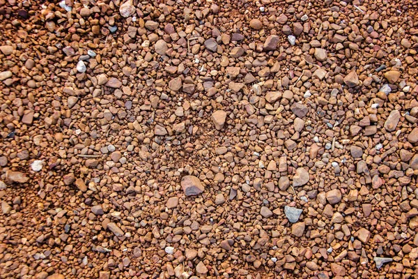 Red soil and stone for background — Stock Photo, Image