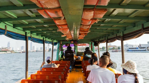 Båttur Resa Flodstranden Bangkok Thailand — Stockfoto