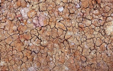 Kuru toprağı kapatın. Doğa arka planı için su dokusu yok.