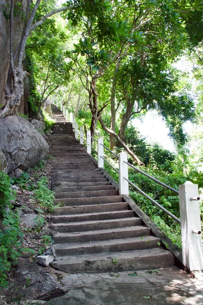 Escada na montanha — Fotografia de Stock