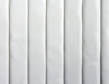 Beyaz deri dokusu ile şerit paneli