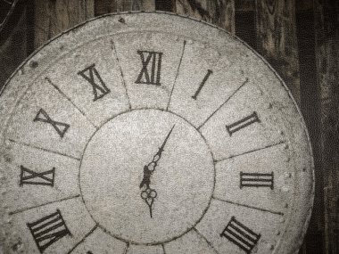 köpük doku arka planda Vintage saat