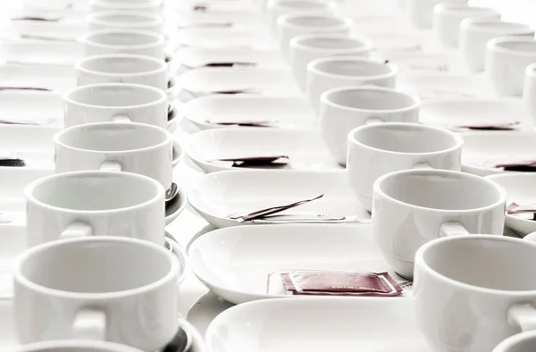 Rouleau de tasse à café pour séminaire — Photo