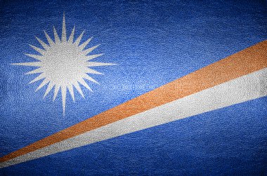 closeup ekran Marshall Adası bayrak kavramı