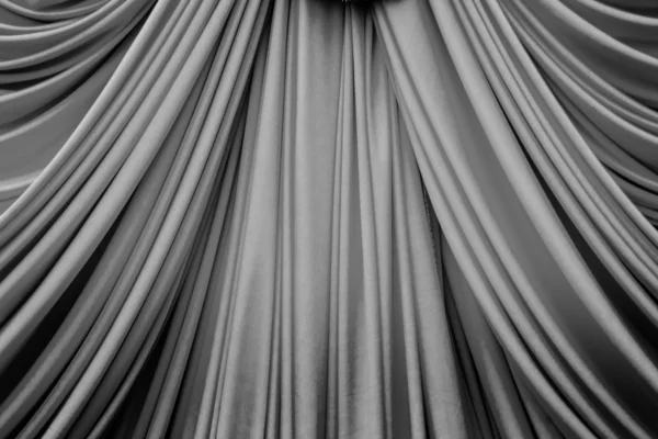 Black curtain texture — Stock Photo, Image