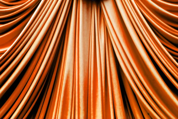 Textura de tela de cortina marrón — Foto de Stock