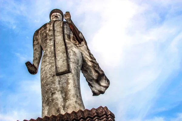 Hinduistické socha Buddhy v Sala Kaew Ku Nongkhai Thajsko — Stock fotografie