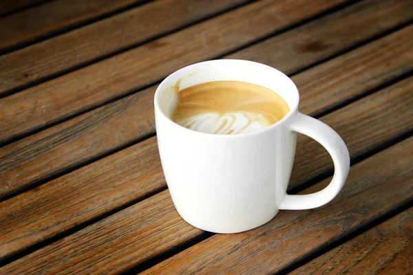Latte kaffekop - Stock-foto