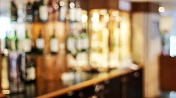 Liquor bar blurred abstrack background — Stock Photo, Image