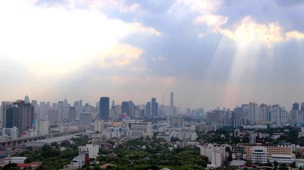 Bangkok city Thailand in shining light